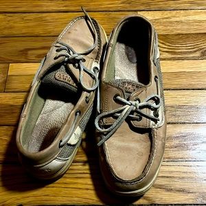 Well Loved Sperry Boat Shoes sz 10